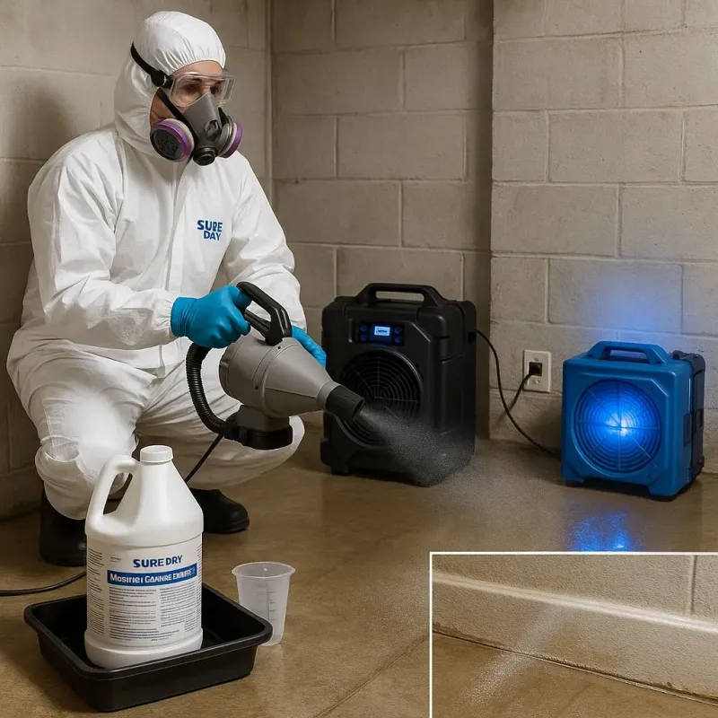 Sanitization and Odor Removal process in Light Street, PA
