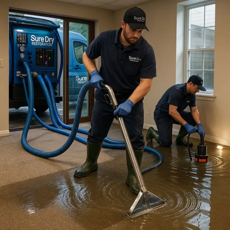 Water Extraction and Removal process in Light Street, PA